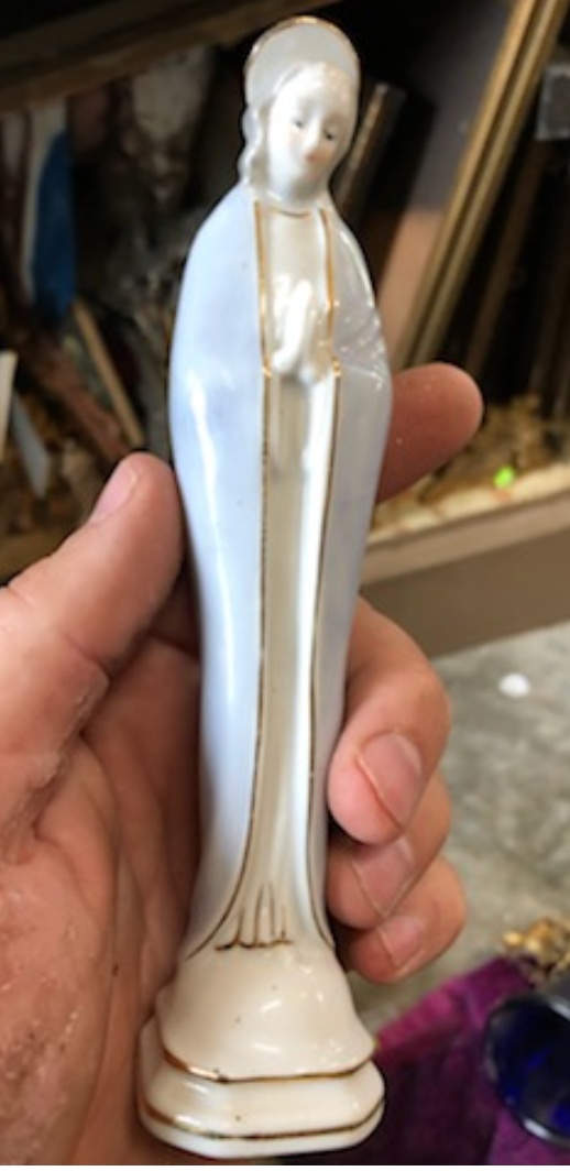 Porcelian Mary Statue 1950s
