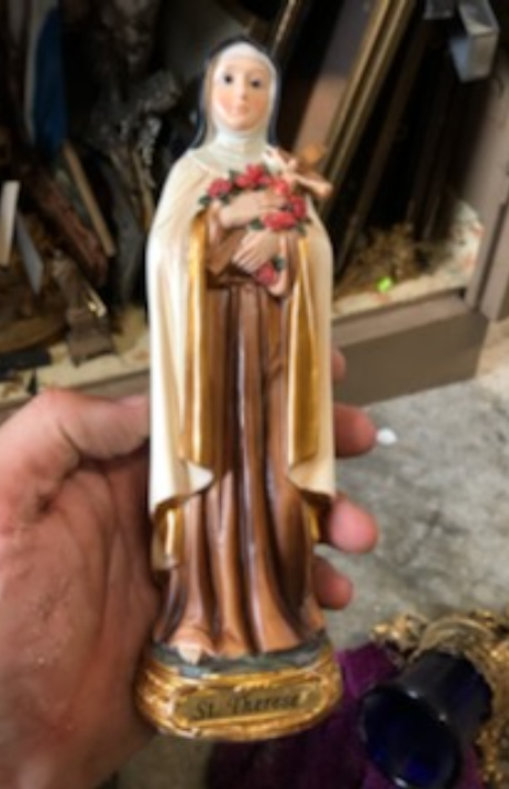 St Therese Statue in Porcelian