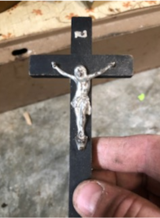 Antique  Black Cross