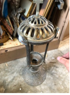 Two Large 7 day votive Stands with smoke caps Fynders Keepers