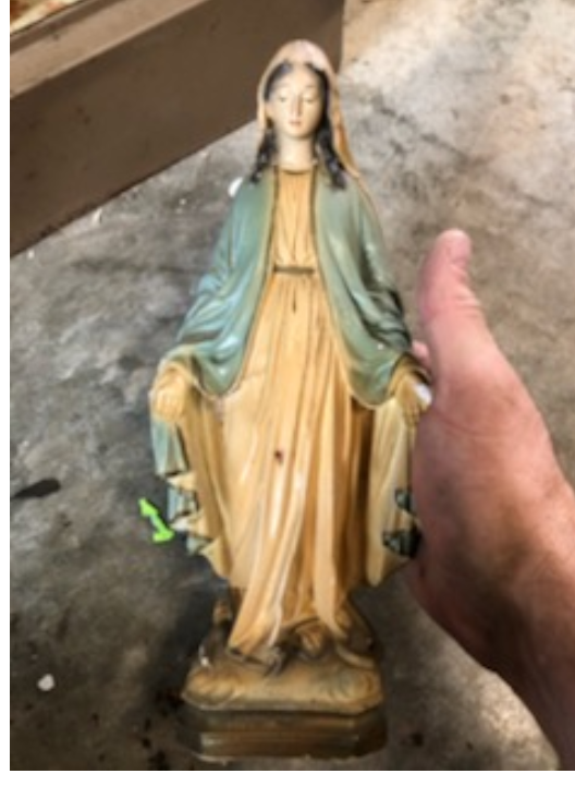 Plaster Statue of Mary