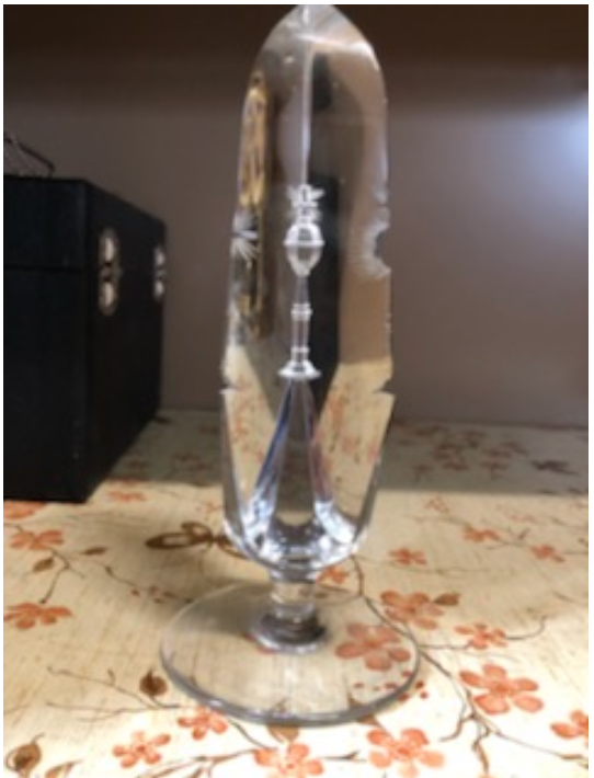 Cut crystal Monstrance Antique