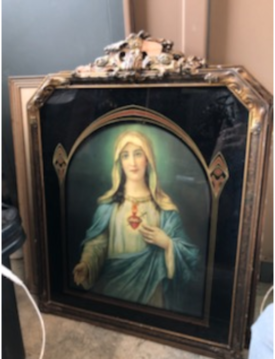 Large Immaculate Heart and Sacred heart