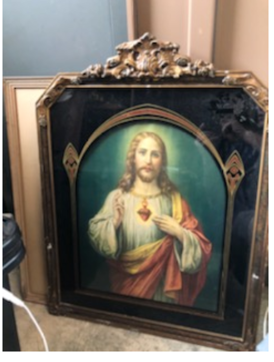 Large Immaculate Heart and Sacred heart