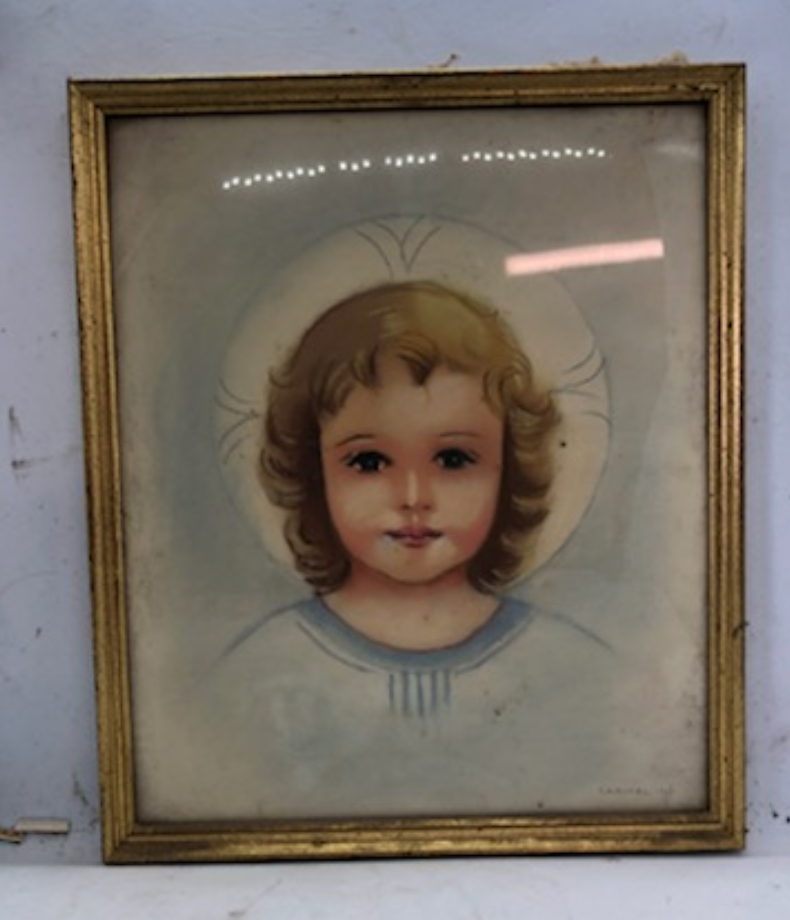 Christ Child Print framed