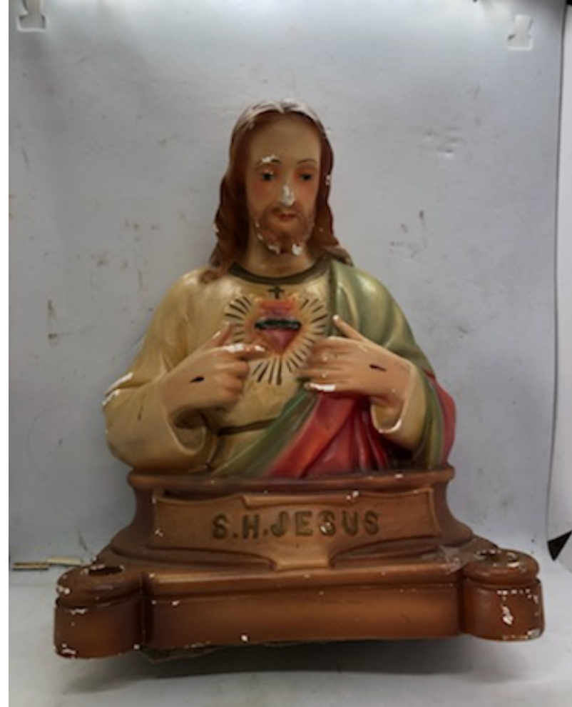 Larger Sacred heart Beautiful Bust