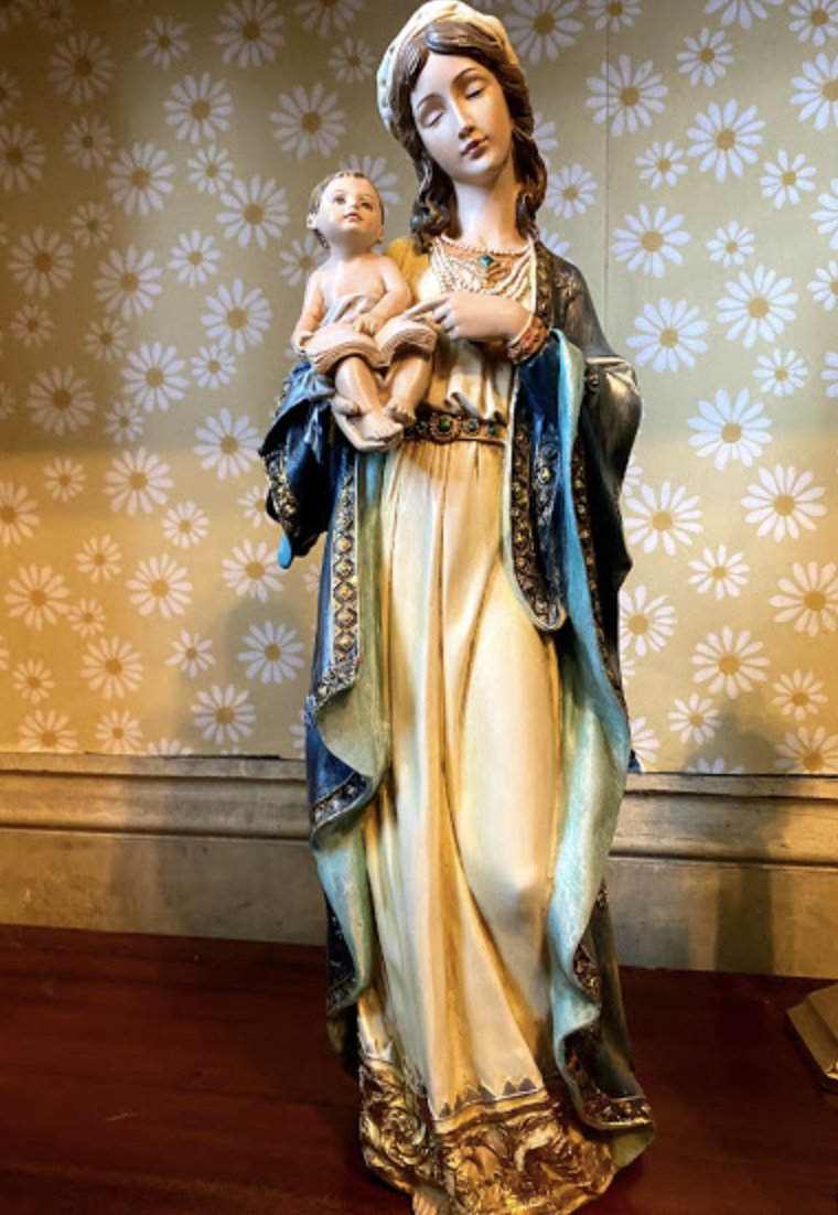 Larger Statue of Mary and Child