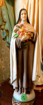 St Therse Statue Very nice with ornate base