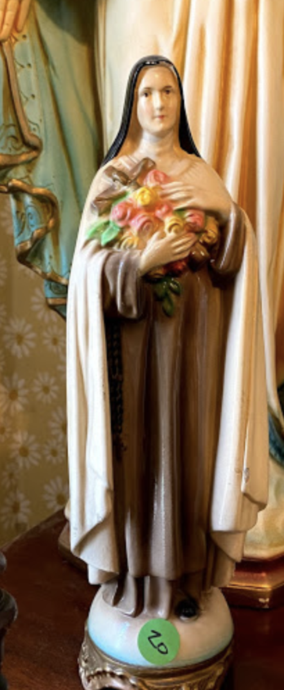 St Therse Statue Very nice with ornate base