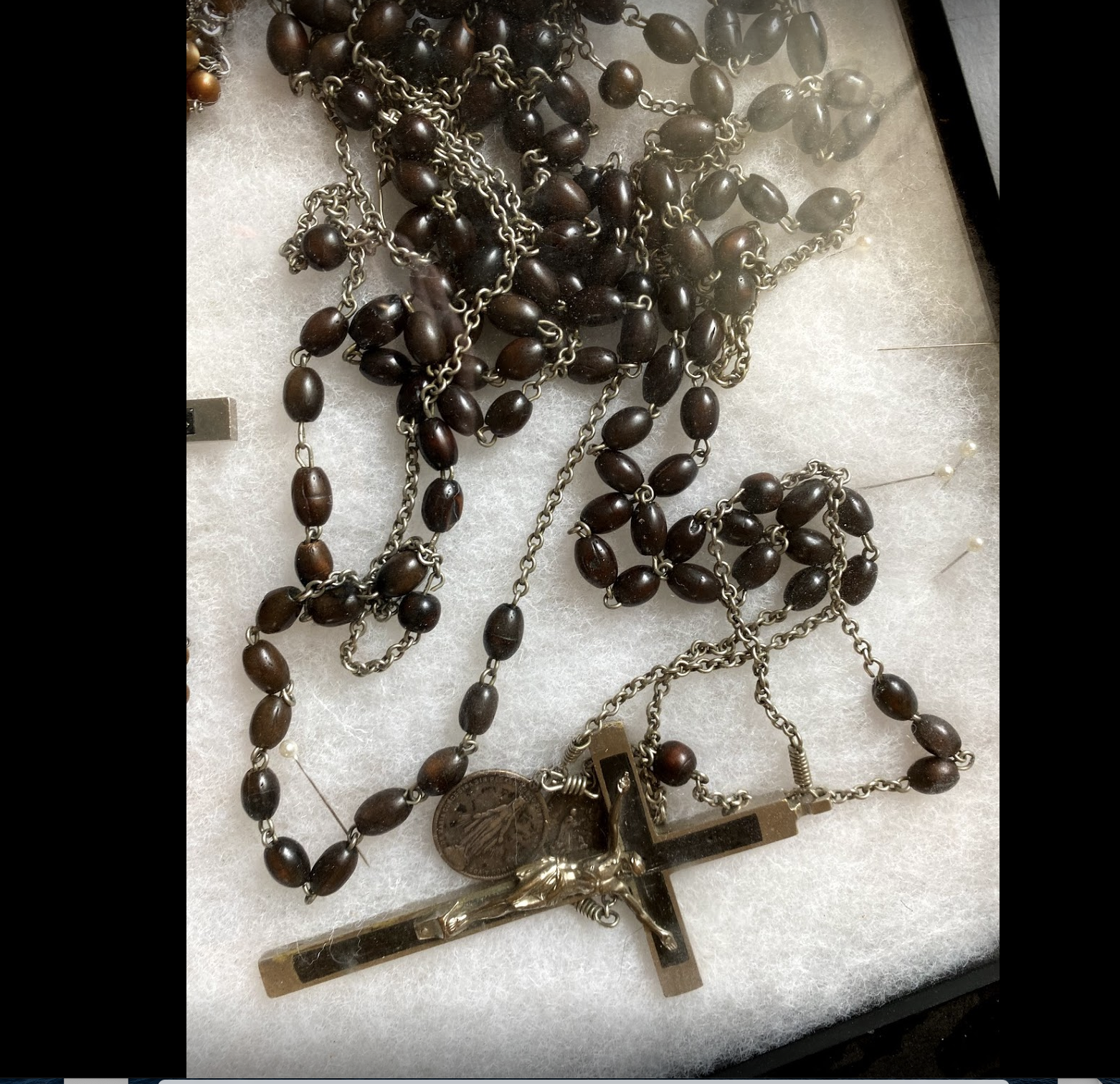 Antique Habit Rosary X2