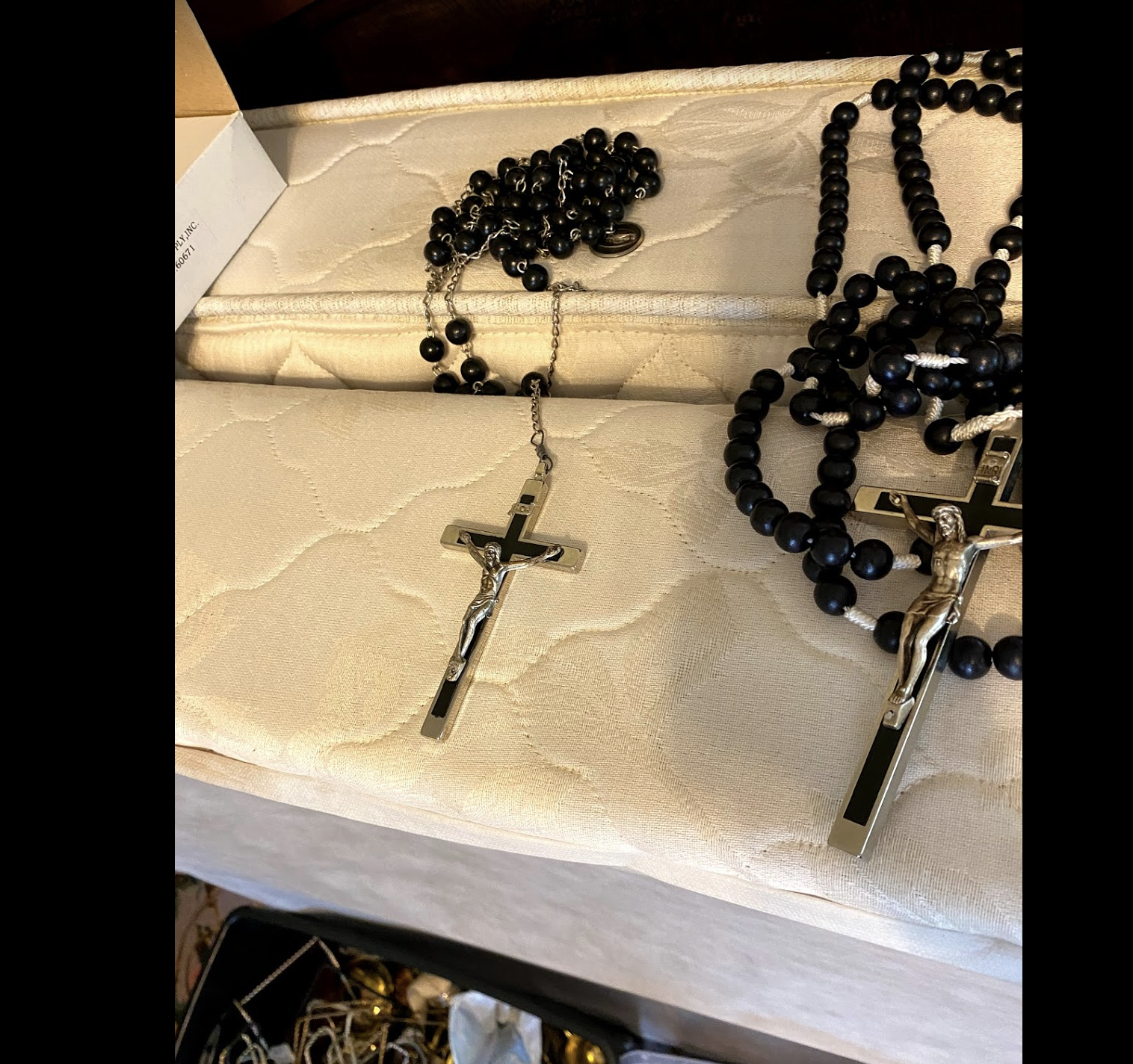 Nice Antique  Habit Rosary x4