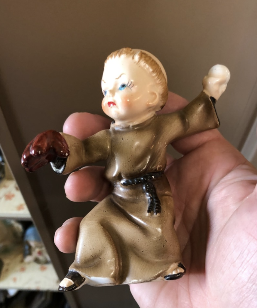 Collection of Monk Statues