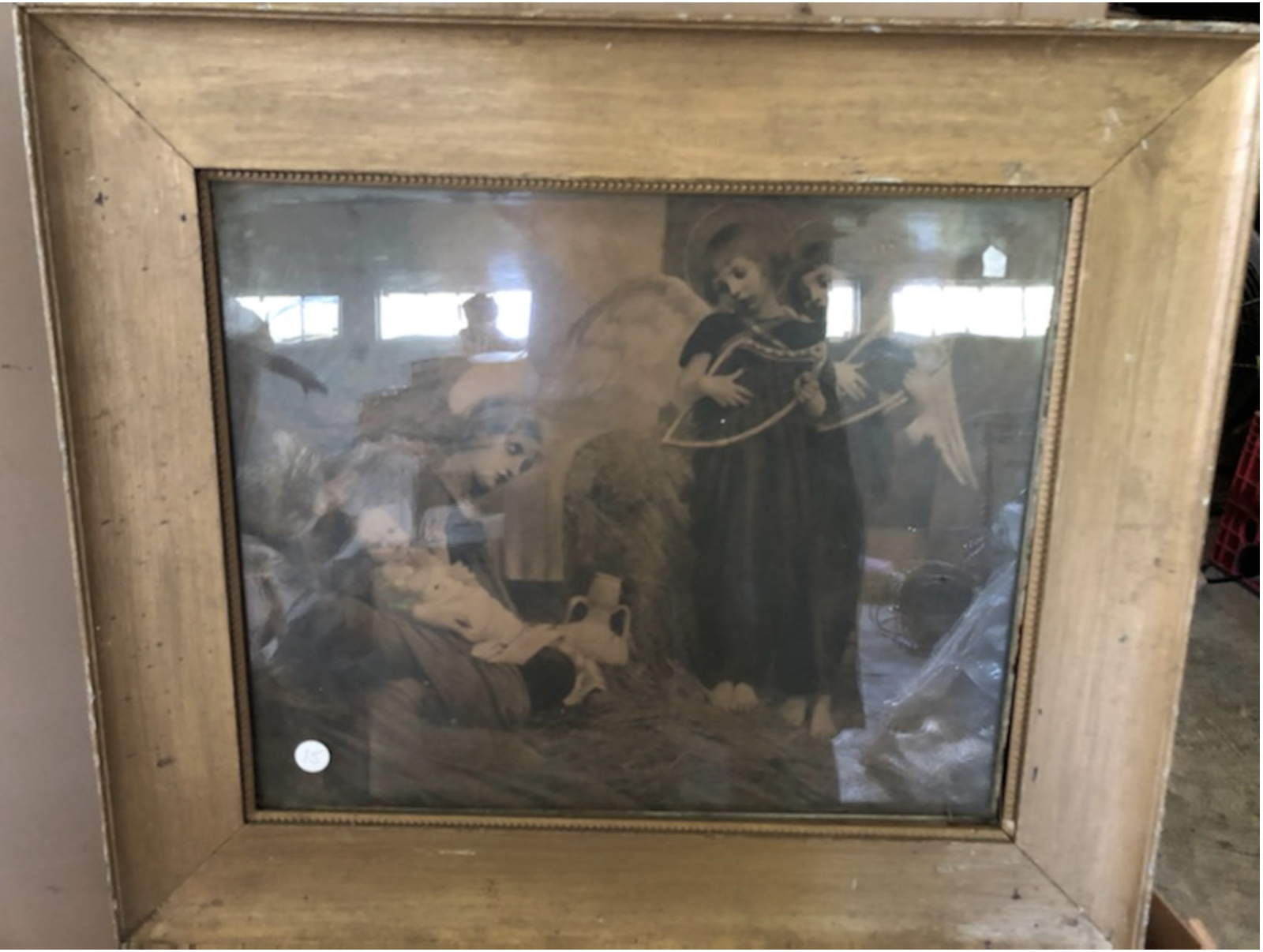 Early Antique Nativity PRINT