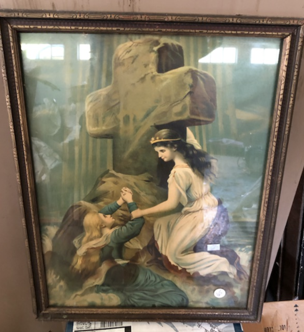 ST Helen of the Cross Antique Print