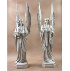LARGE CATHEDRAL ANGEL 89"  Set (sold as a pair)