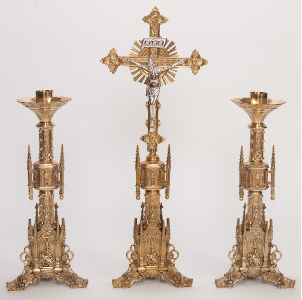 H-41 Gothic Candlestick 24"