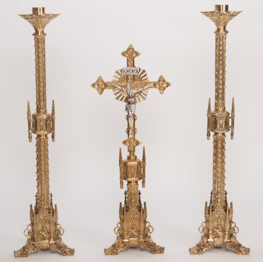 H-41a Gothic Candlestick 40" tall