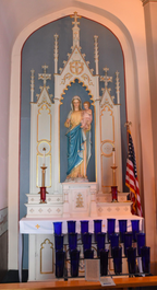 Antique High Altars Removed and Reinstalled