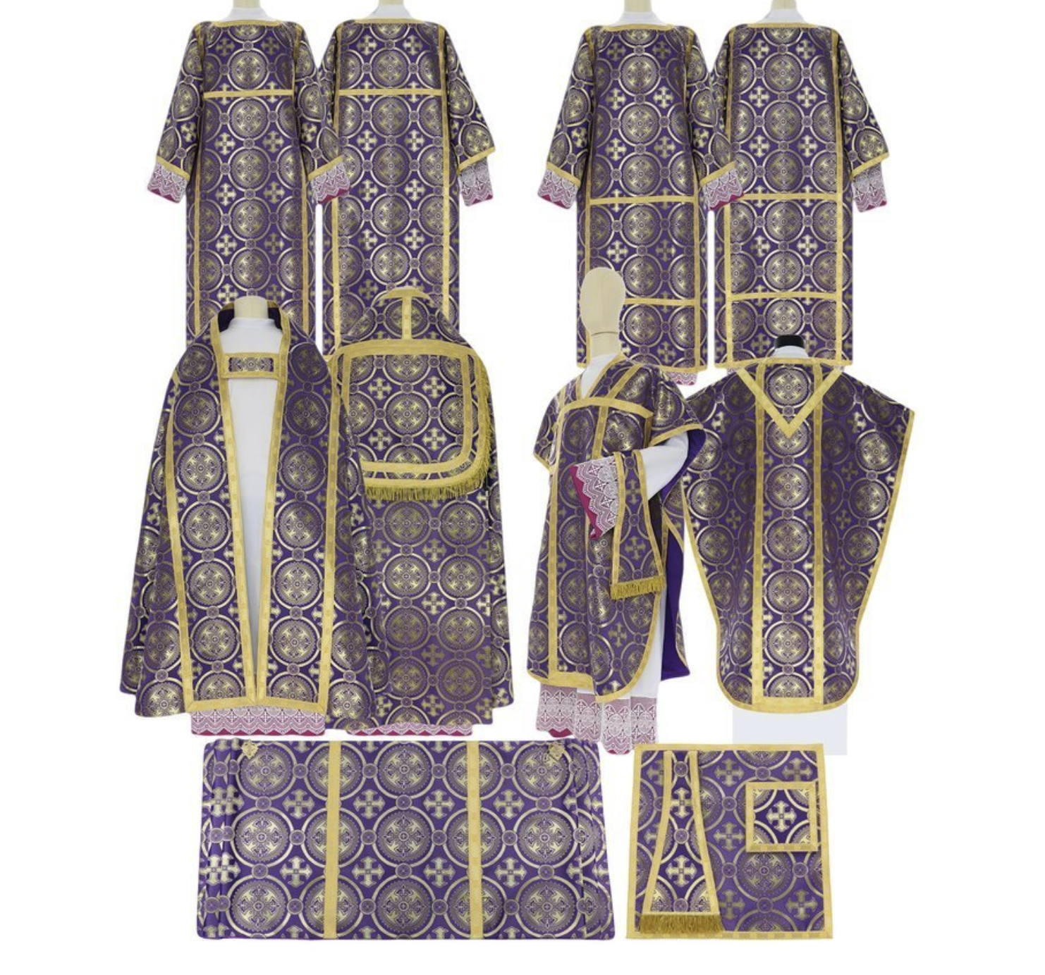 St Phillip Neri Set in Violet