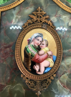 A47 LImoge on Onyx with Brass Accents