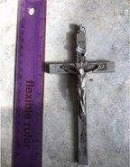 7" Ebony Crucifixes