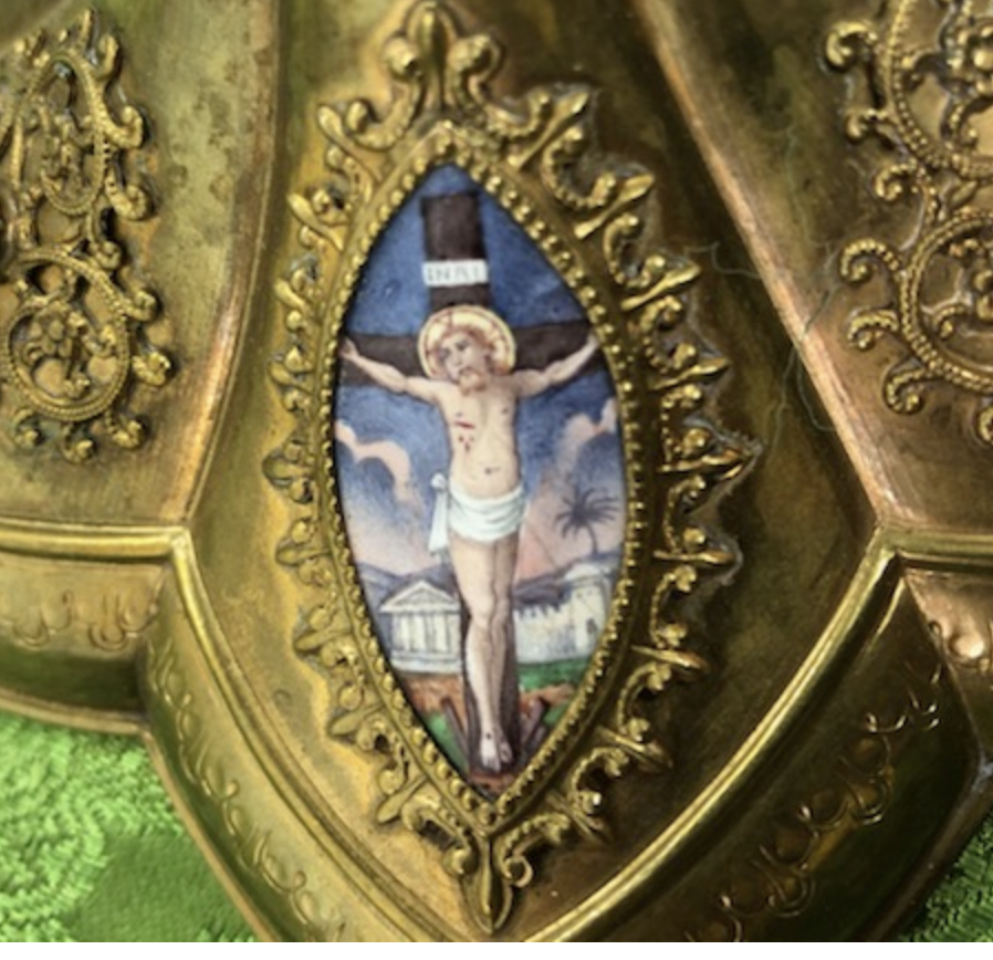 Antique French Sterling Chalice X1258 Enamels