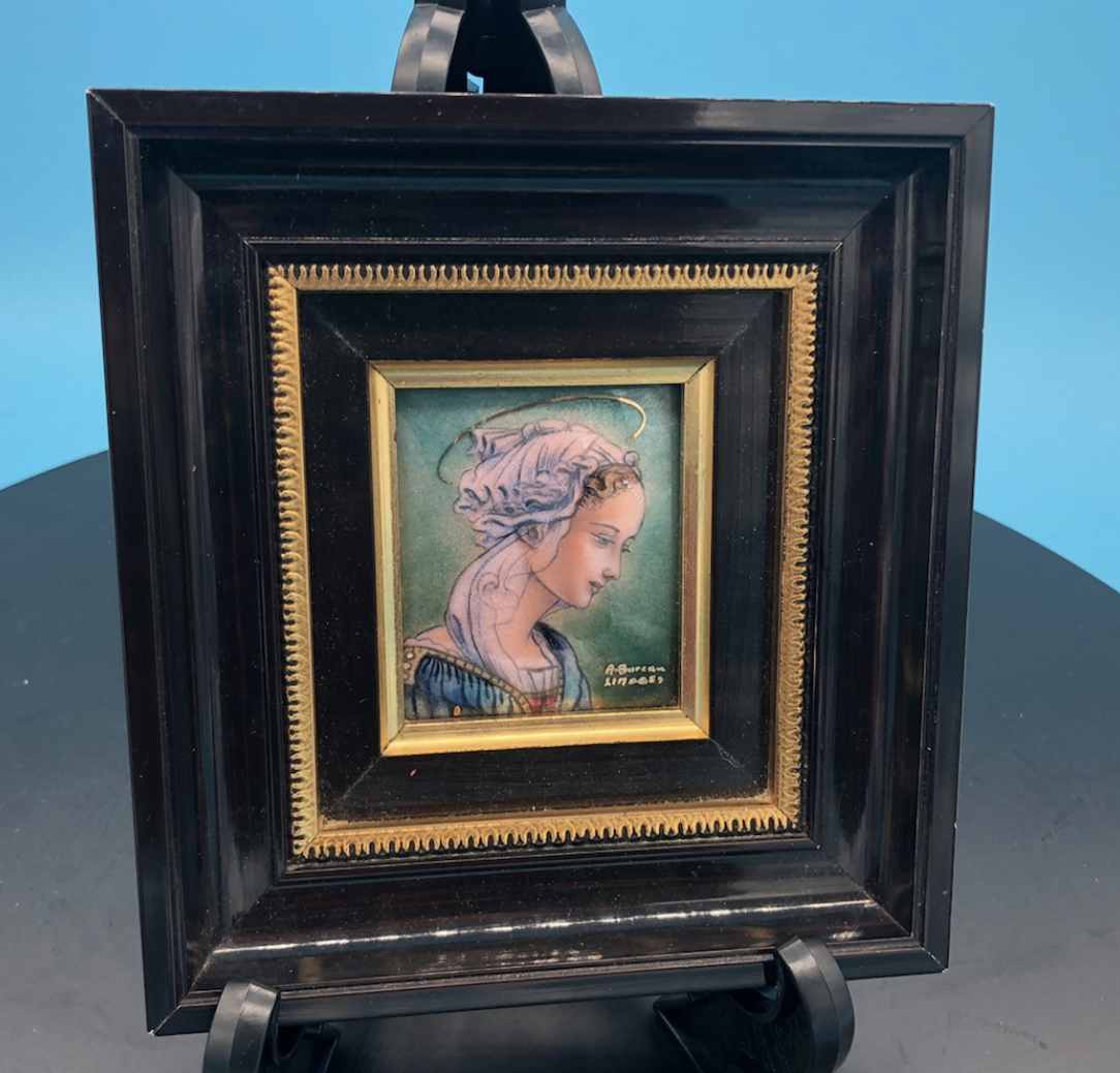 Beautiful French Limoge of Our Lady