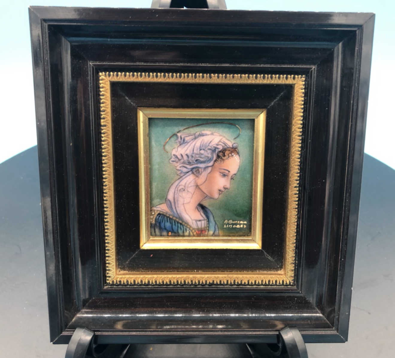 Beautiful French Limoge of Our Lady