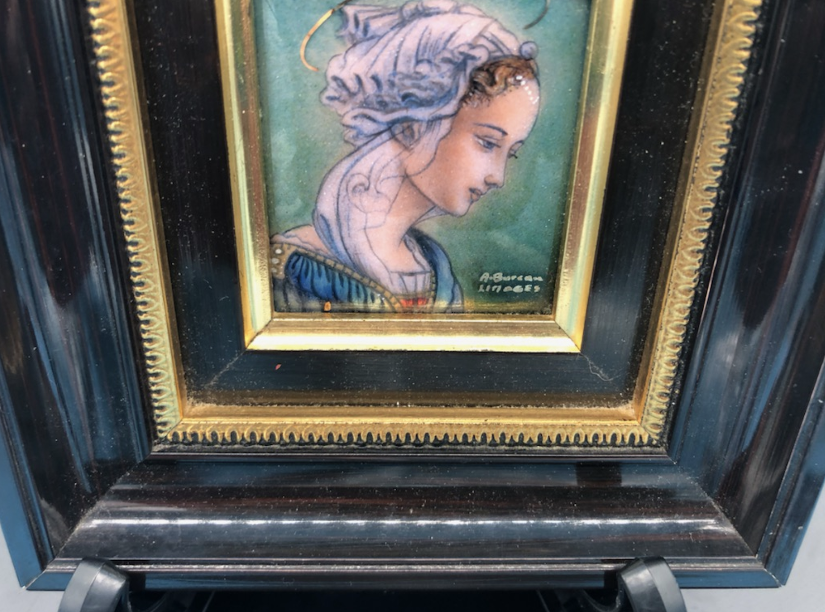 Beautiful French Limoge of Our Lady