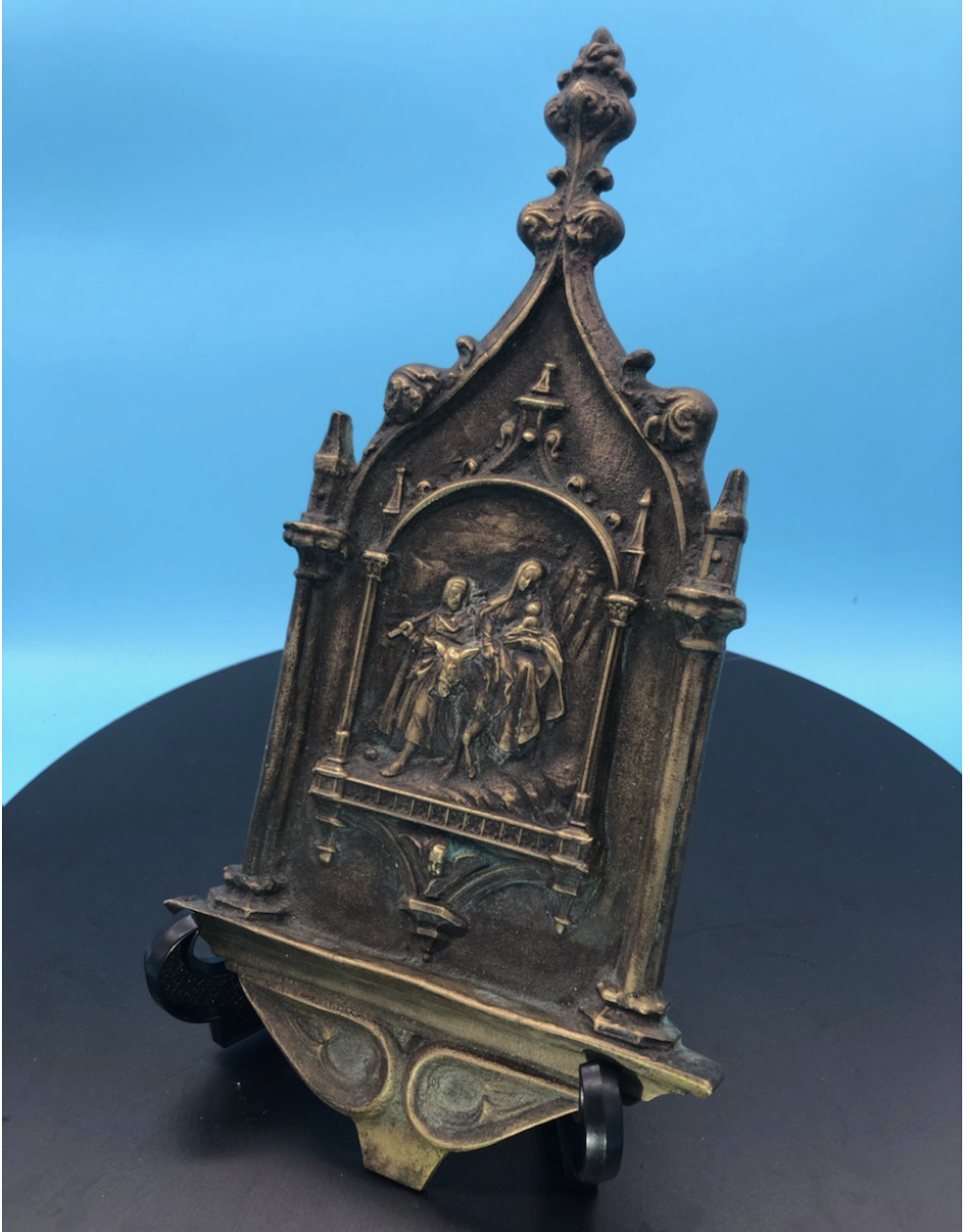 French Bronze of Nativity Heavy Cast