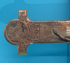 Engraved 16x11 Crucifix from France with 4 evangelists. Stunning piece.