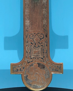 Engraved 16x11 Crucifix from France with 4 evangelists. Stunning piece.