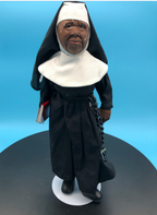 Antique Nun Doll with Wooden Head