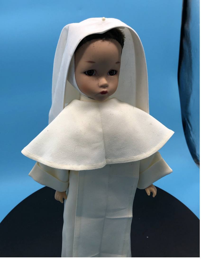 Nun Doll Antique Hand stitched clothing