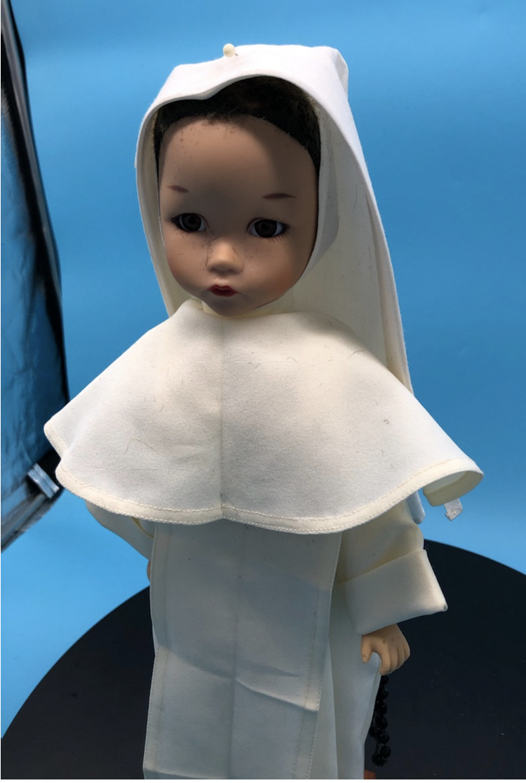 Nun Doll Antique Hand stitched clothing