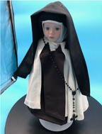 Nun Doll. Hand stitched clothing.