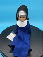 Nun Doll with hand stitched Habit