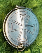 Silver Pyx with gold inside