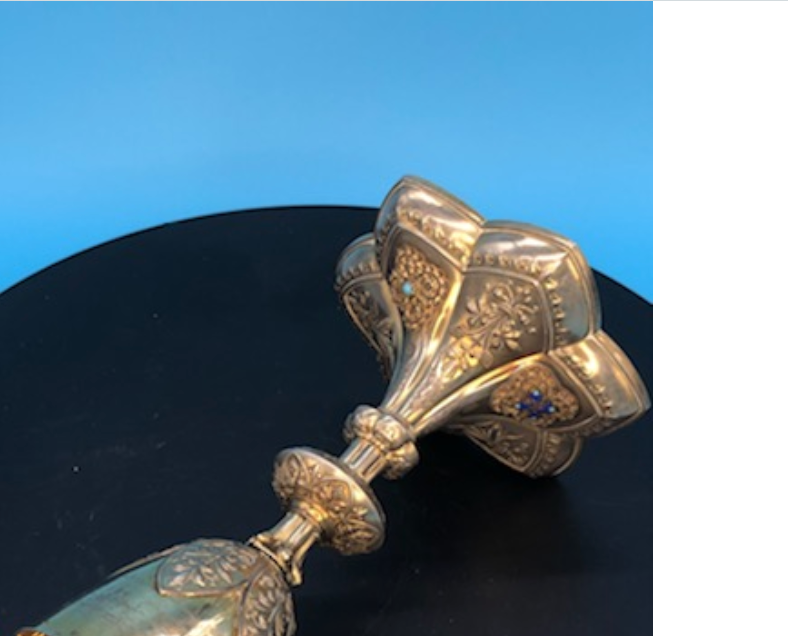 Antique Sterling French Chalice Available AHB2323