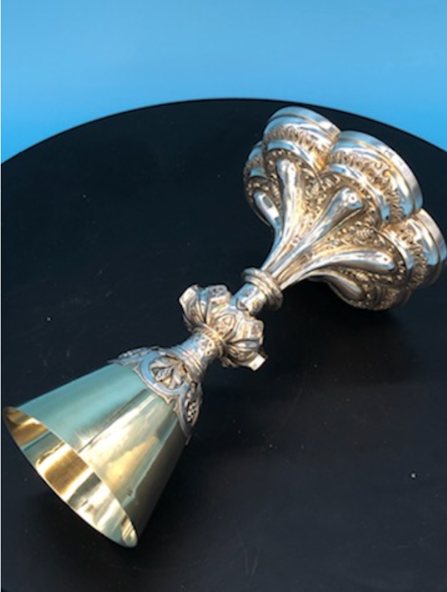 Antique Sterling French Chalice. Great Piece AHB2428