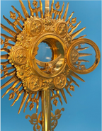 Stunning European Enameled Monstrance 21.5" Model 254