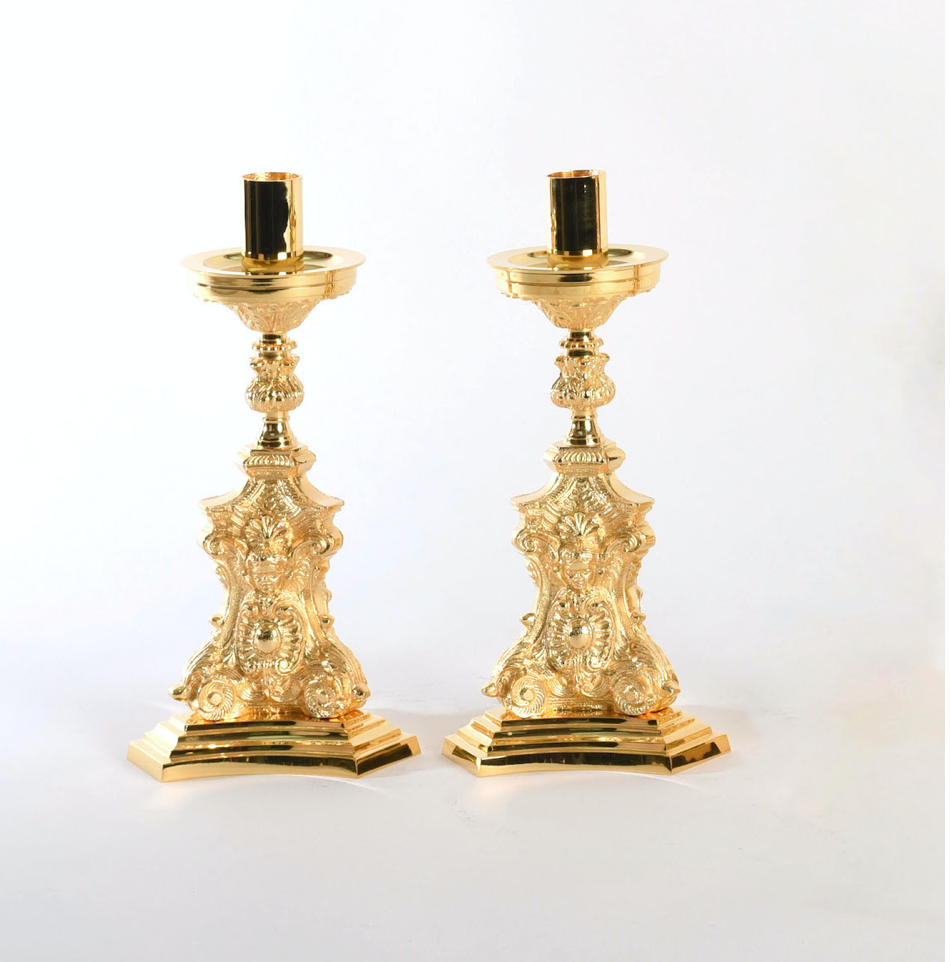 h-371g Candlesticks 9.25