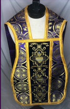 Roman Chasuble -European Made - Violet Color