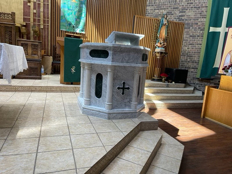 New Custom Marble Ambo