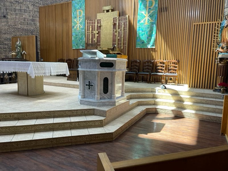 New Custom Marble Ambo