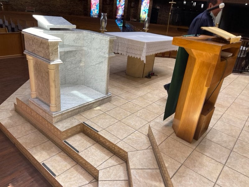 New Custom Marble Ambo