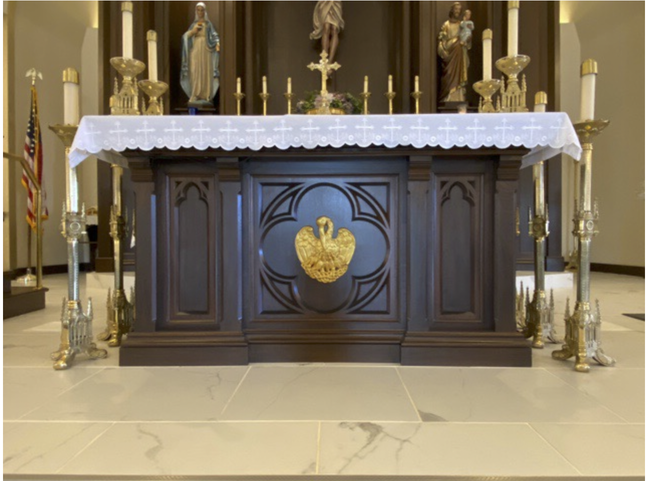 Holy Redeemer Catholic Church -Mahagony  Complete Sanctuary
