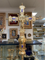 Custom Jeweled Processional Crucifix