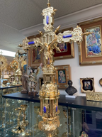 Custom Jeweled Processional Crucifix