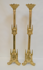 H-61 Acolyte processional 41" candlesticks